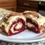 Red Velvet Cinnamon Rolls with Cream Cheese Icing