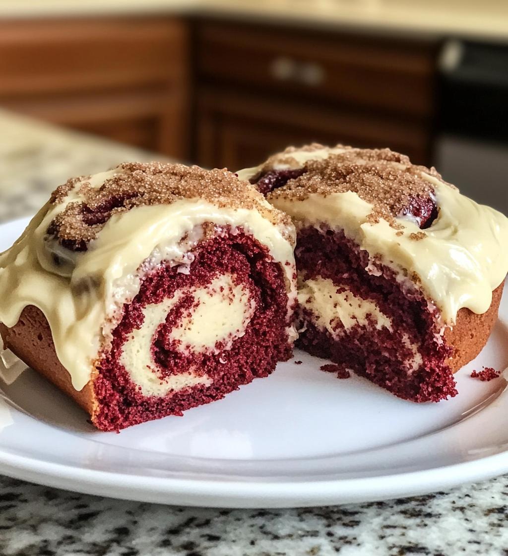 15-Minute Red Velvet Cinnamon Rolls with Cream Cheese Icing Bliss