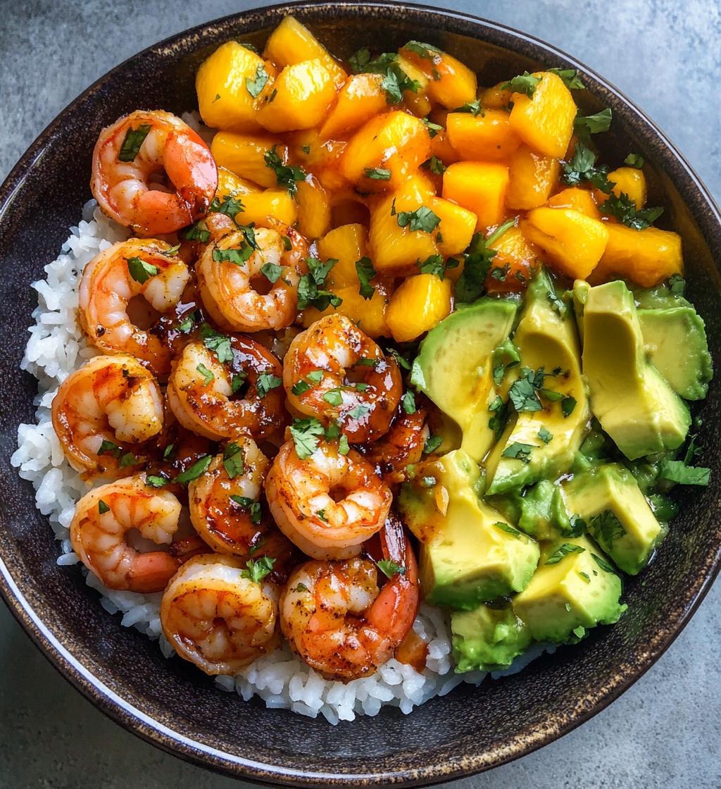Shrimp And Avocado Bowls With Mango Salsa & Lime-Chili Sauce: Is This The Most Delicious Healthy Bowl and How To Make It - detail 1