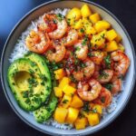 Shrimp And Avocado Bowls With Mango Salsa & Lime-Chili Sauce: Is This The Most Delicious Healthy Bowl and How To Make It