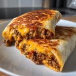Sloppy Joe Grilled Burritos