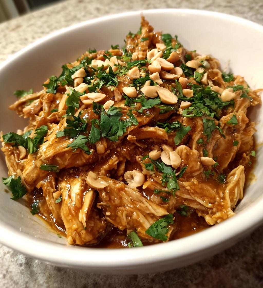 Slow Cooker Peanut Chicken + 8 Perfect Pairings for Dinner - detail 1