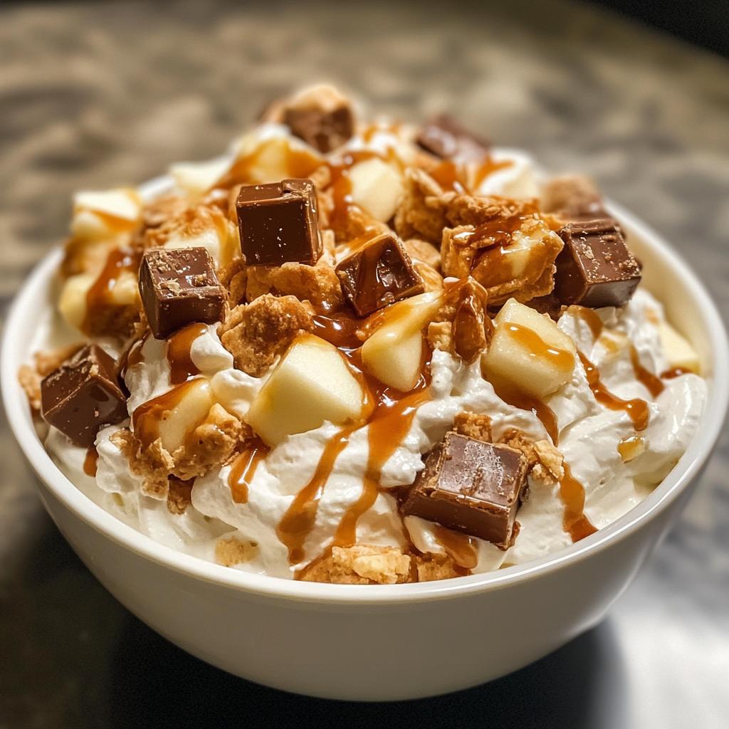 Irresistible Snickers Salad Recipe with 5 Simple Ingredients