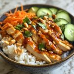 Spicy Thai Peanut Chicken Bowl
