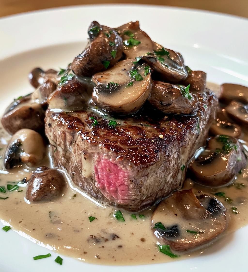 Steak Diane with Mushroom Cream Sauce: A Luxurious 30-Minute Feast