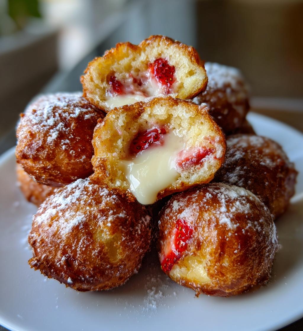 Strawberry Cheesecake Donut Holes - detail 1