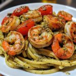 Thai Shrimp Basil Pesto Pasta