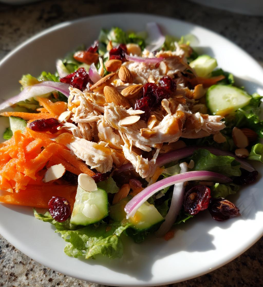 The Most Delicious Asian Chicken Cranberry Salad: How To Make It - detail 1