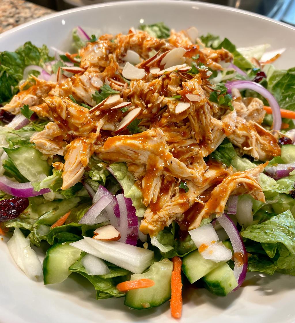 15-Minute Magical Asian Chicken Cranberry Salad Recipe