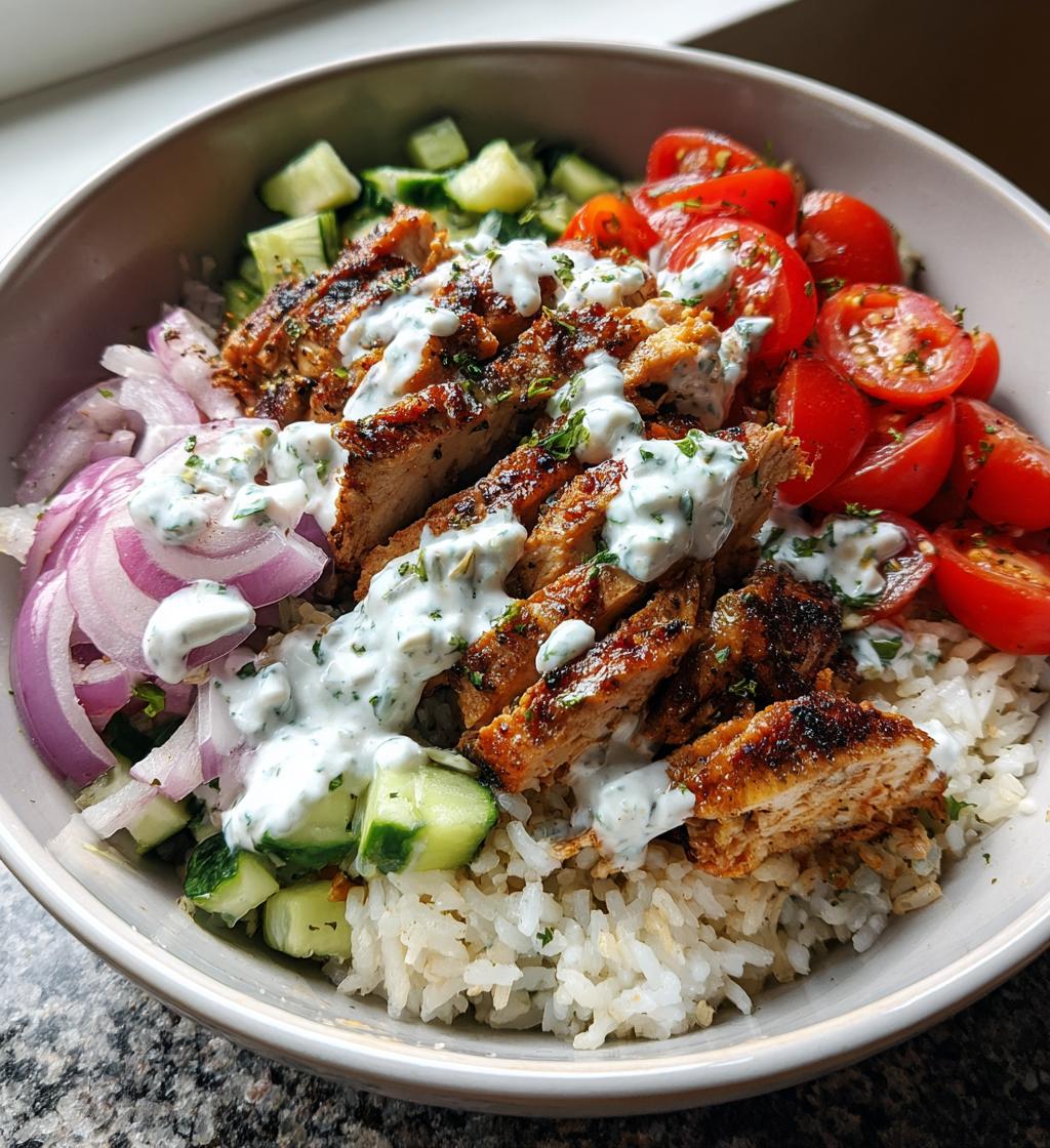 The Ultimate Greek Chicken Gyro Bowls – Fresh, Fast & Delicious! - detail 1