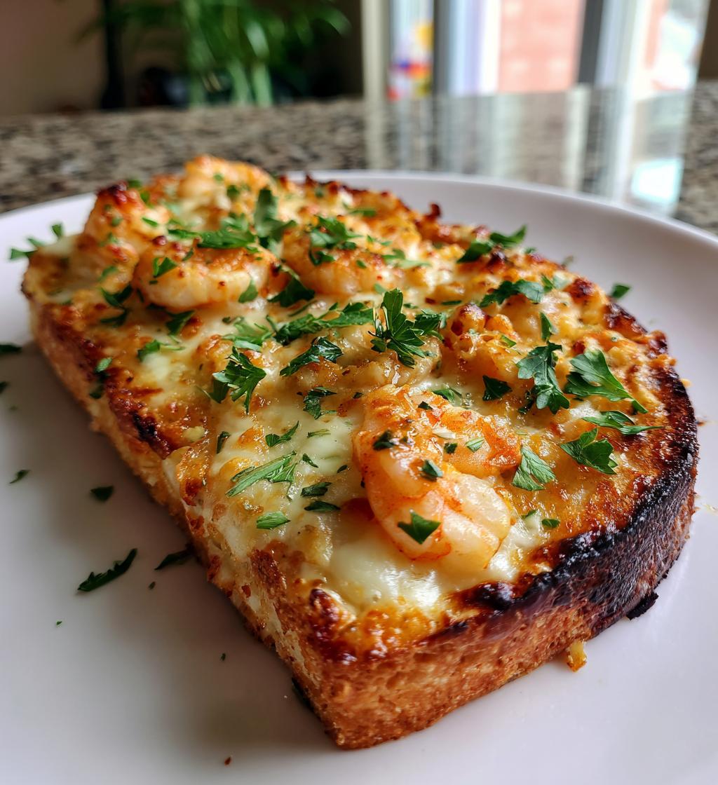 Ultimate Shrimp and Cheese Toast with Garlic Bread - detail 1