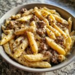 Velveeta Penne Pasta with Cajun Beef Alfredo Sauce