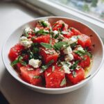 Watermelon Feta Salad with Mint