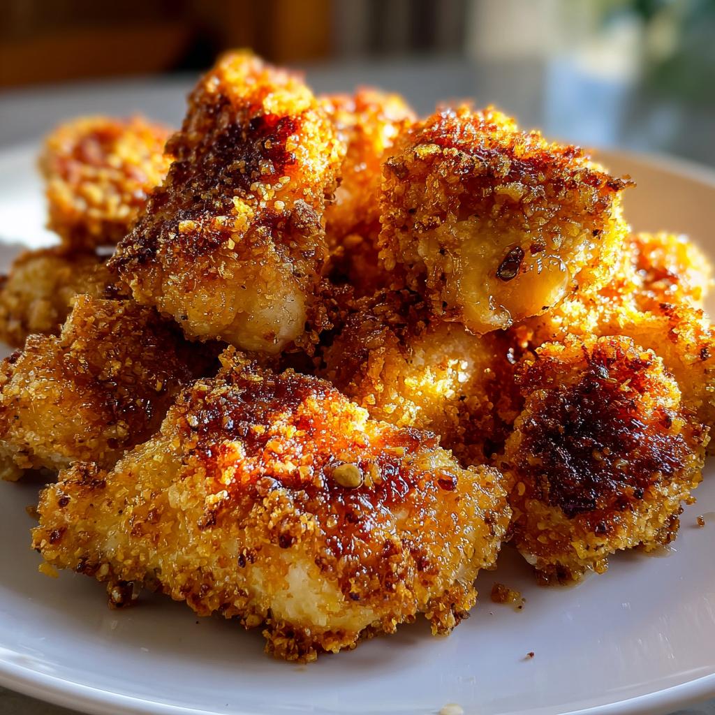 baked crunchy hot honey chicken