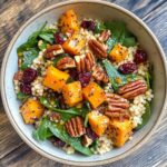 butternut couscous bowls with maple vinaigrette