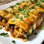 cheesy baked zucchini enchiladas