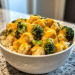 cheesy chicken broccoli rice