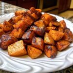 cinnamon roasted sweet potatoes and apples