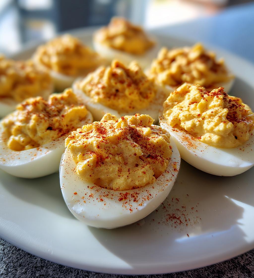 classic creamy deviled egg salad - detail 1