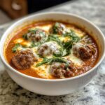 creamy italian meatball soup