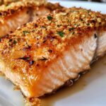 crispy baked parmesan crusted salmon
