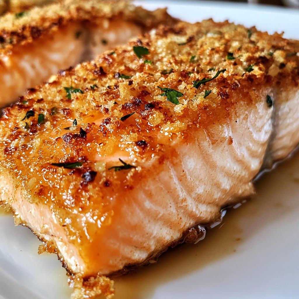 25-Minute Crispy Baked Parmesan Crusted Salmon Recipe