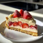 erdbeer mascarpone torte mit weiser schokolade