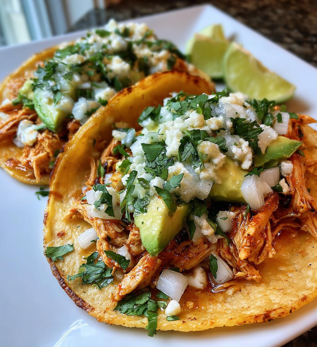homemade chicken street tacos - detail 1
