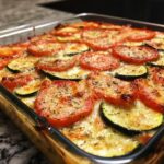 parmesan tomato zucchini bake