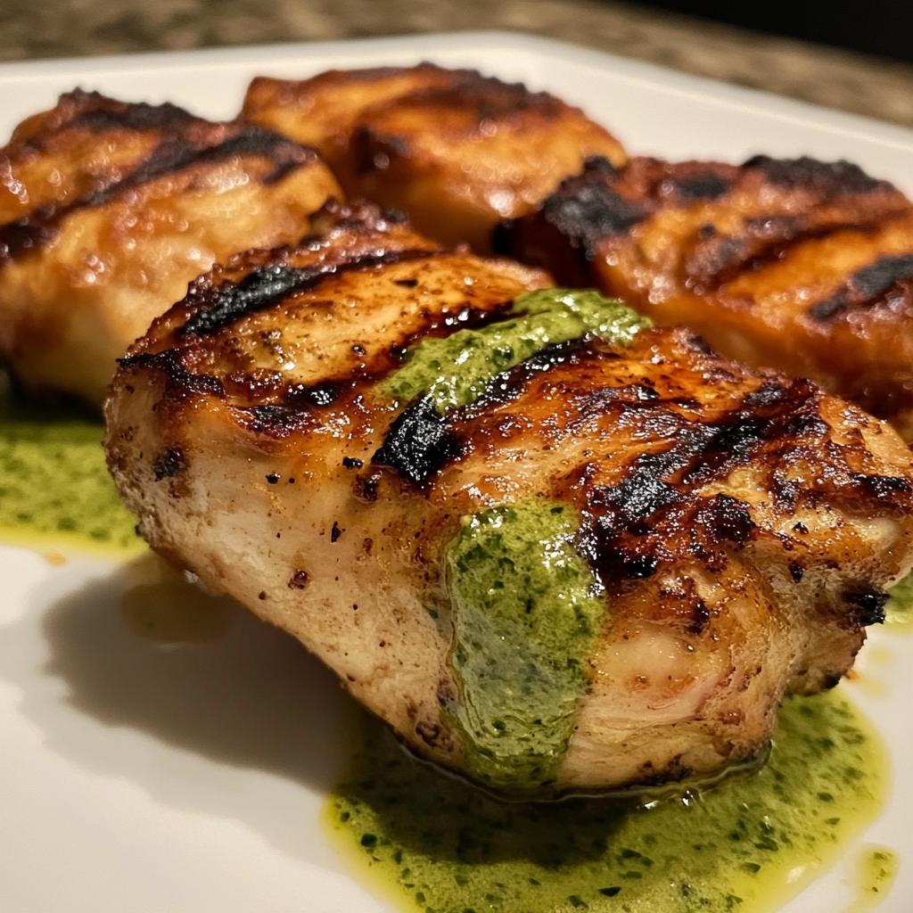 Juicy Peruvian Grilled Chicken with 5-Star Creamy Green Sauce