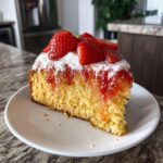 schneller erdbeerkuchen mit schmand