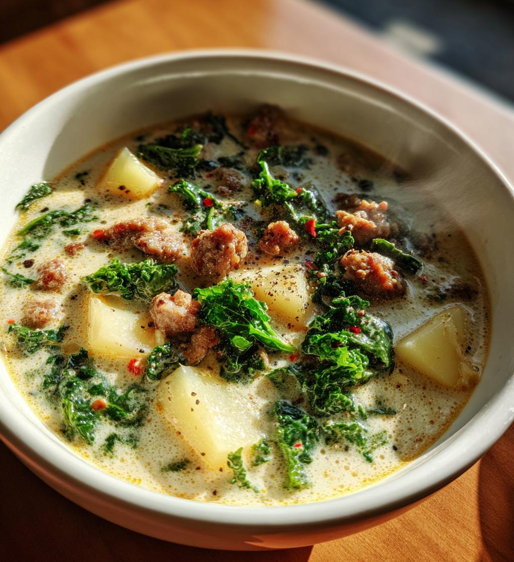 zuppa toscana soup - detail 1