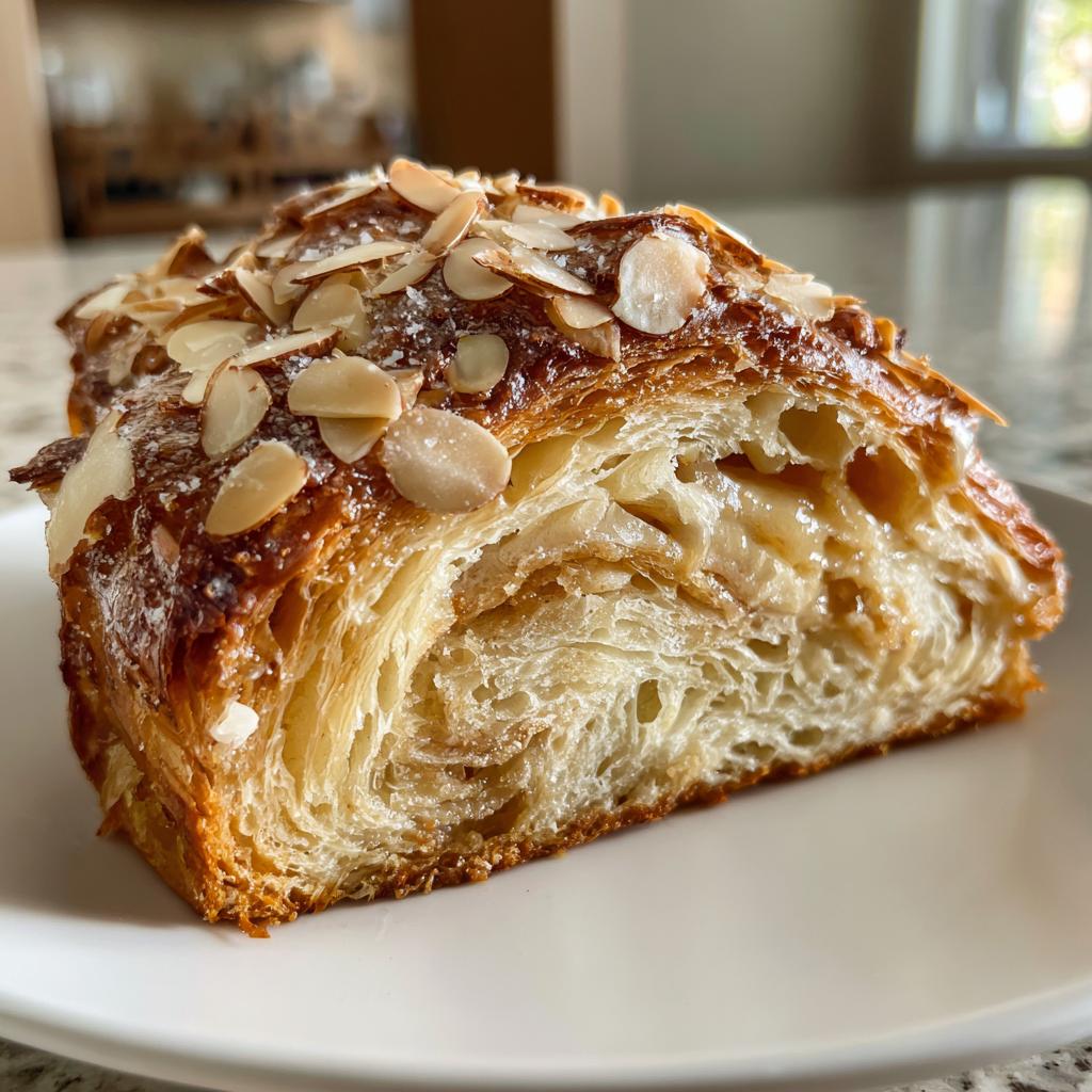 Irresistible 2-Ingredient Almond Croissant Bake Bliss