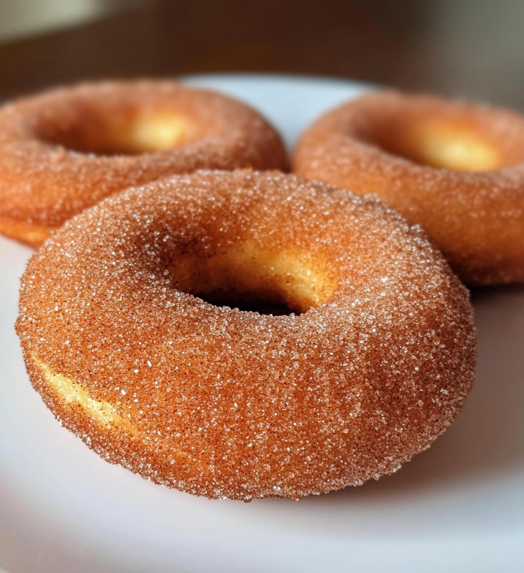 Soft Apple Cider Donuts with Cinnamon Sugar in 30 Minutes