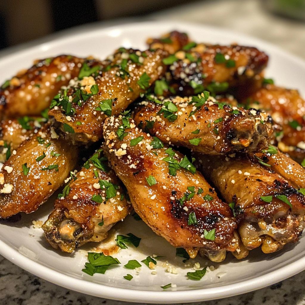 3 secrets to perfect baked garlic parmesan wings every time
