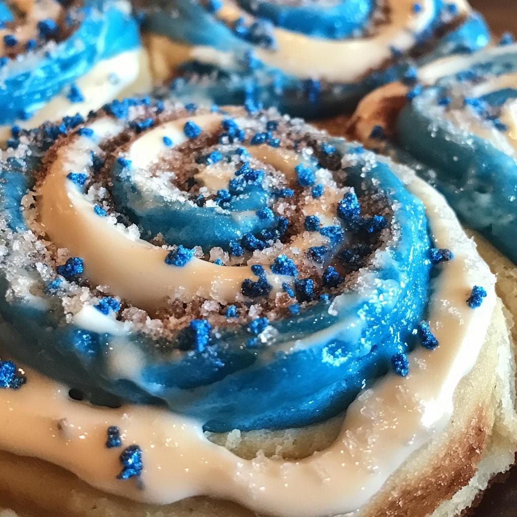 9 Amazing Blue Cookie Monster Cinnamon Rolls