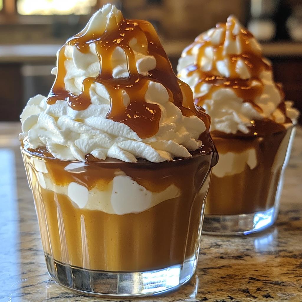 Creamy Butterscotch Pudding Cups with Whipped Magic in 4 Steps