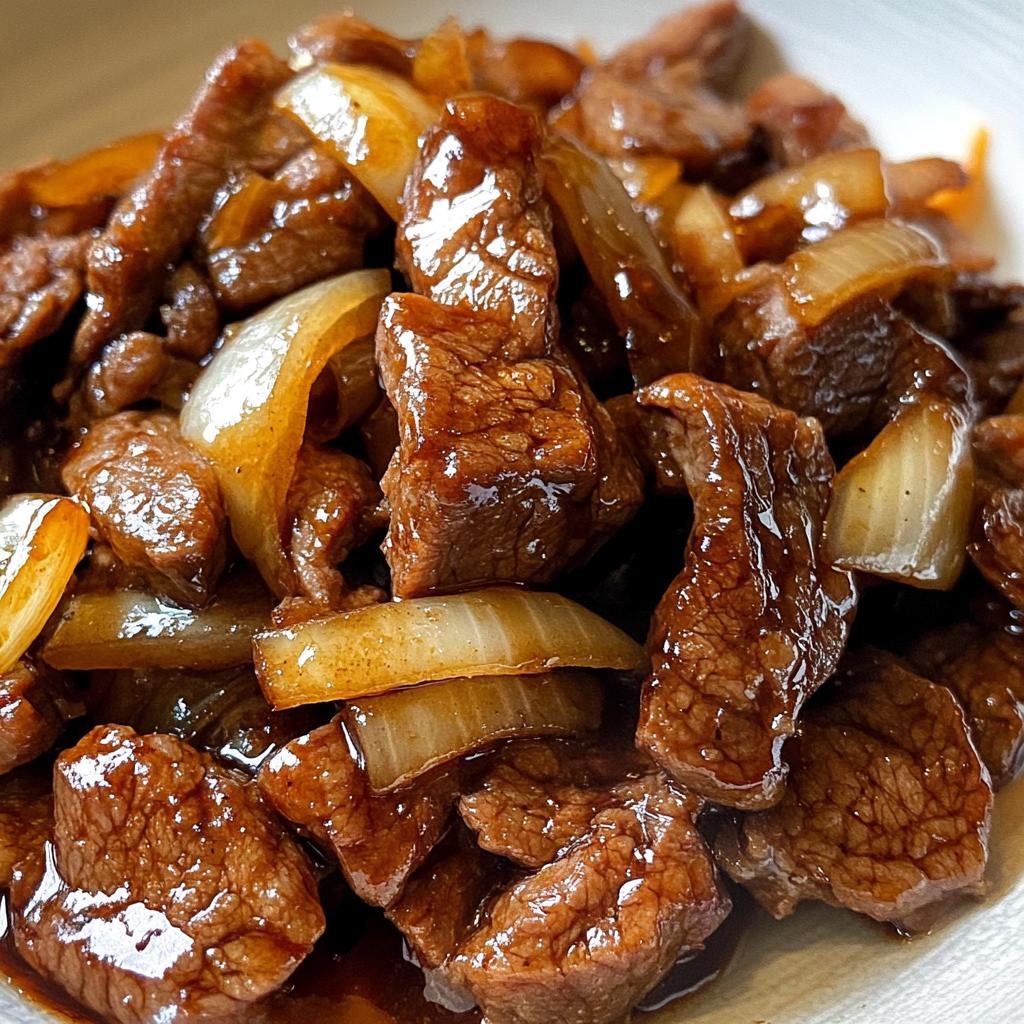 Instant 30-Minute Caramelized Beef with Onions and Soy Sauce