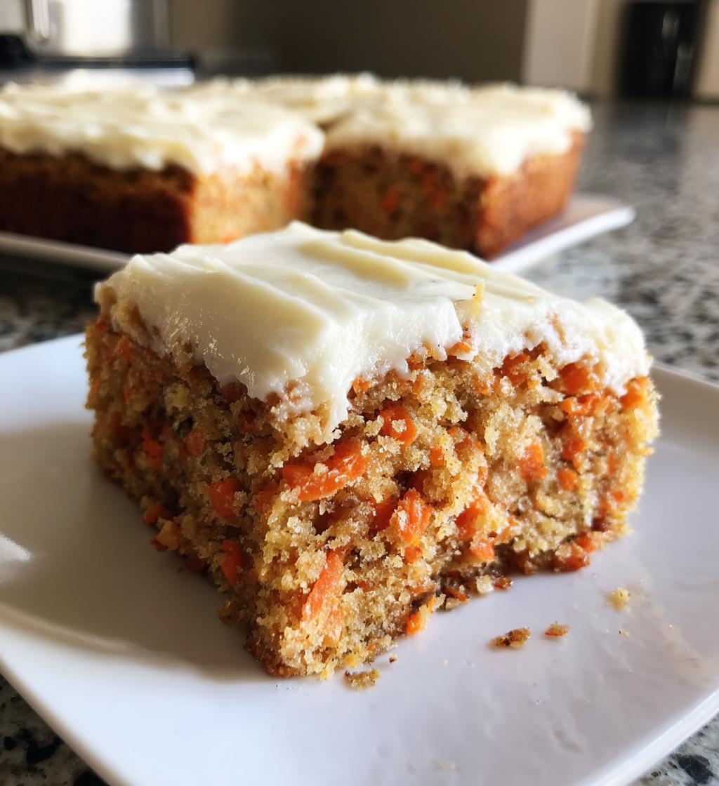 Carrot Cake Bars with Cream Cheese Frosting