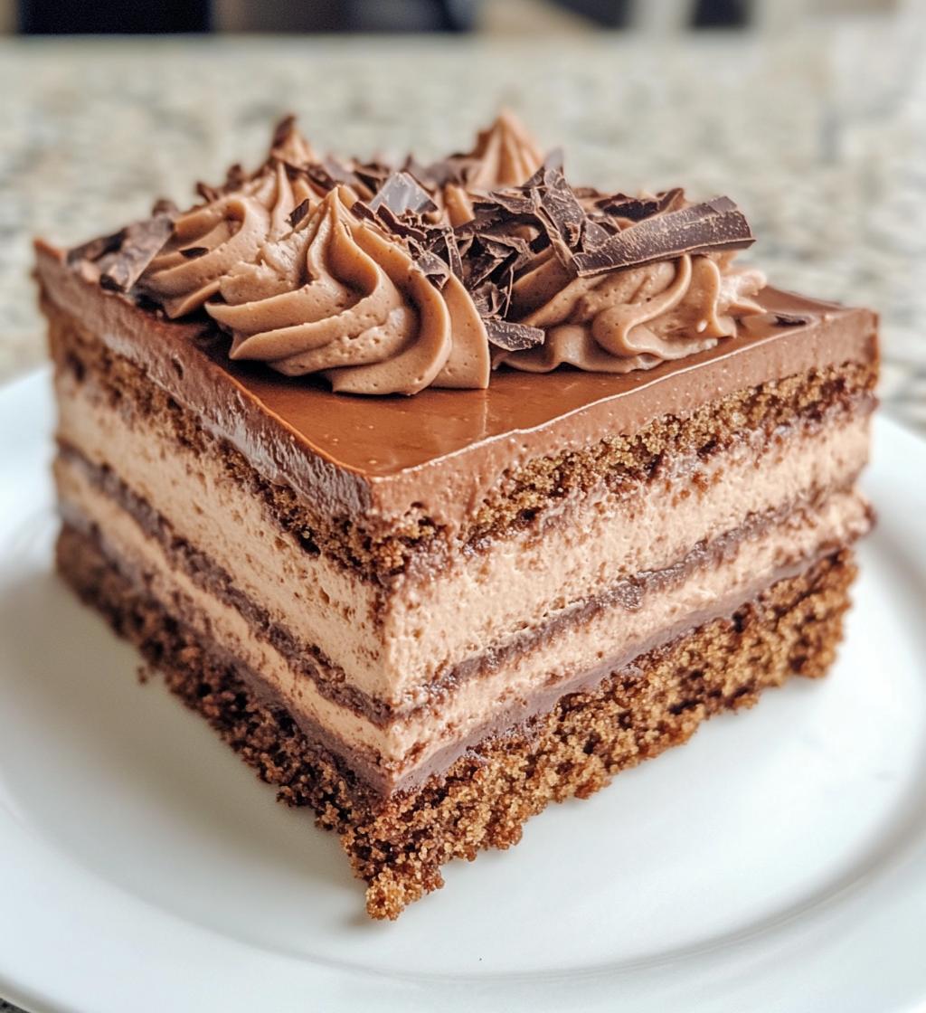 Chocolate Hazelnut Mousse Cake