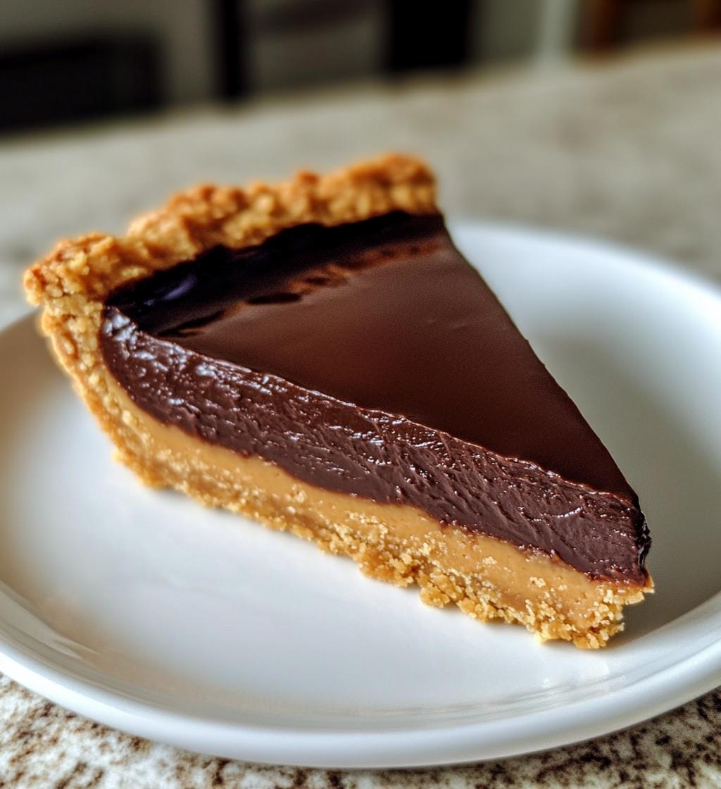 Irresistible Chocolate Peanut Butter Tart with Silky Ganache
