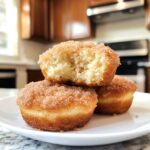 Cinnamon sugar doughnut muffins, soft, golden, and sweetly aromatic.