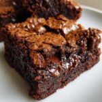 Classic American brownies, fudgy, moist, and deeply chocolatey.