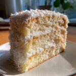 Coconut Cream Snow Cake