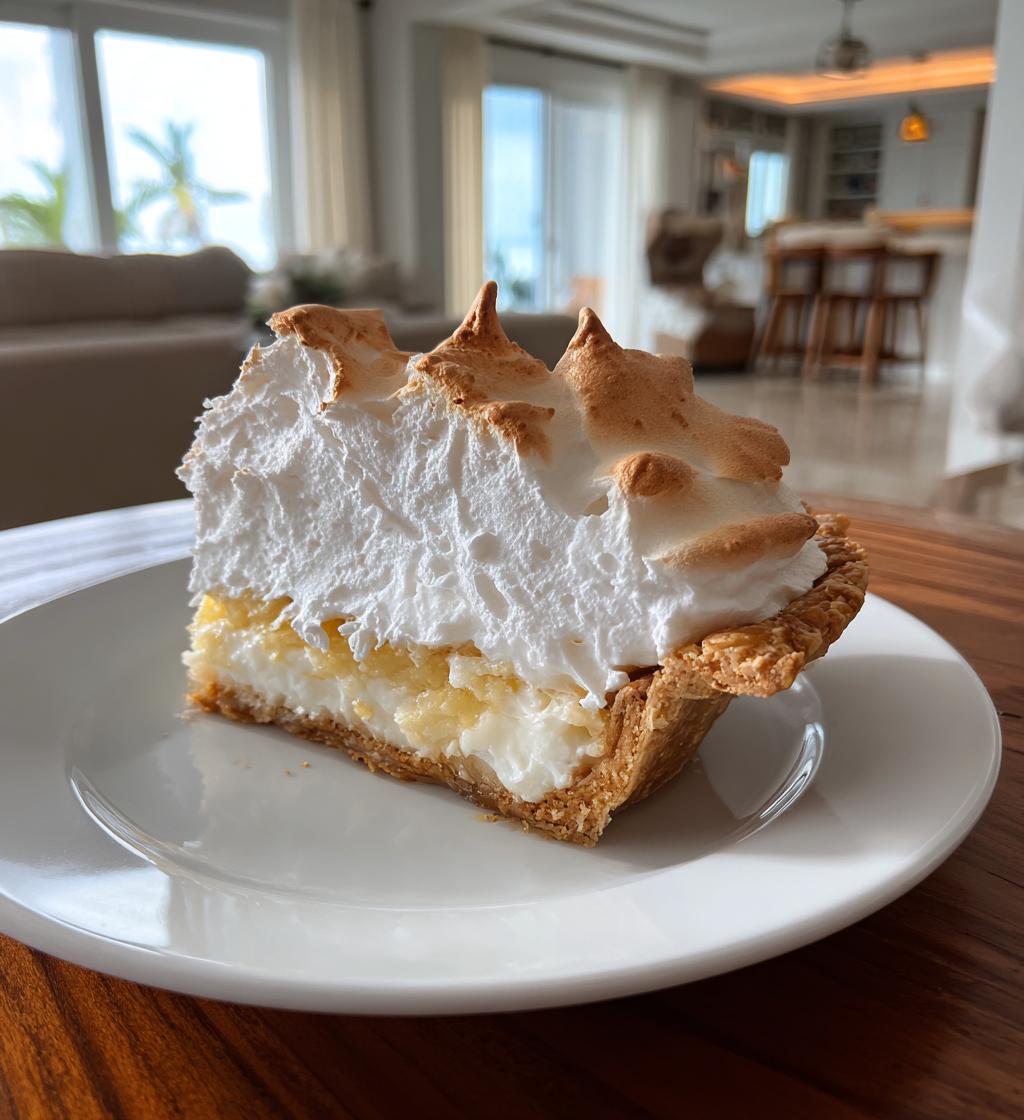 Dreamy Coconut Cream Pie with Cloud-Like Fluffy Topping