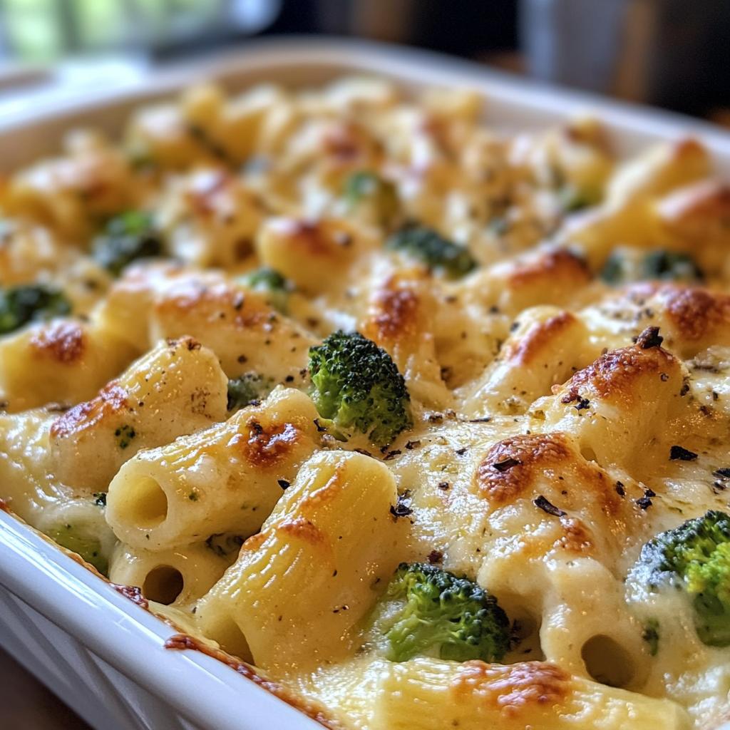Creamy Chicken and Broccoli Pasta Bake