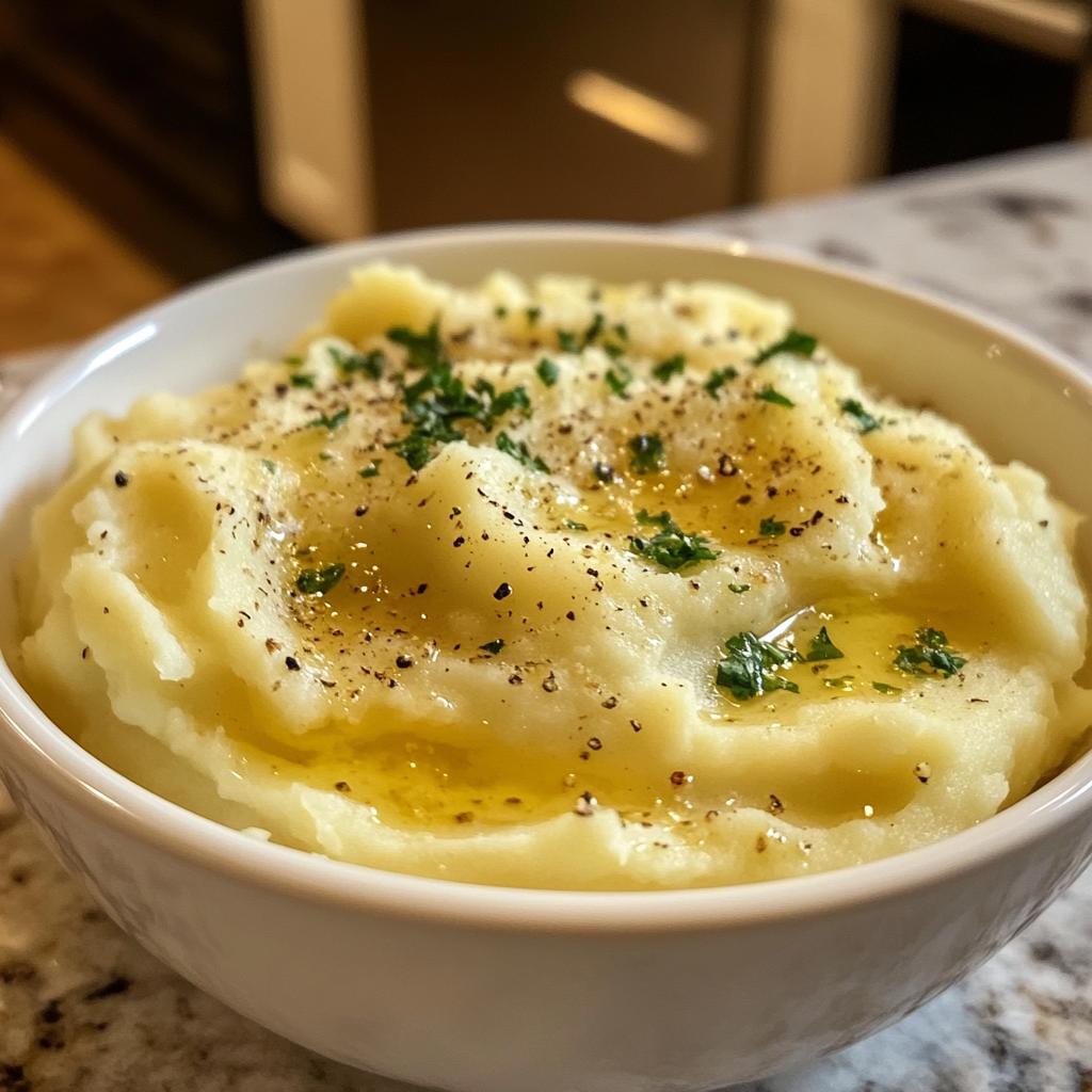 Creamy Garlic Butter Mashed Potatoes That Steal Every Bite