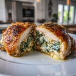 Creamy Spinach Stuffed Chicken Breast