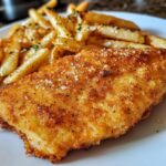 Crispy Breaded Fish with Parmesan Fries