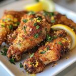 Crispy Lemon Pepper Chicken Wings with 5-Star Flavor Burst